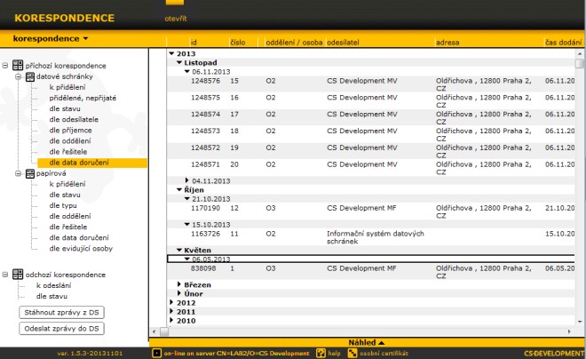 Datové schránky - ISDS Konektor